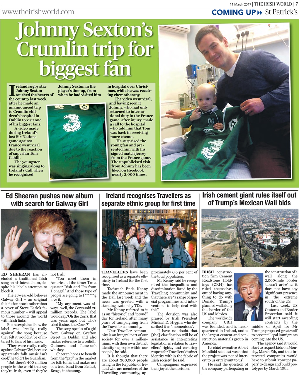 Irish World Preview Pages