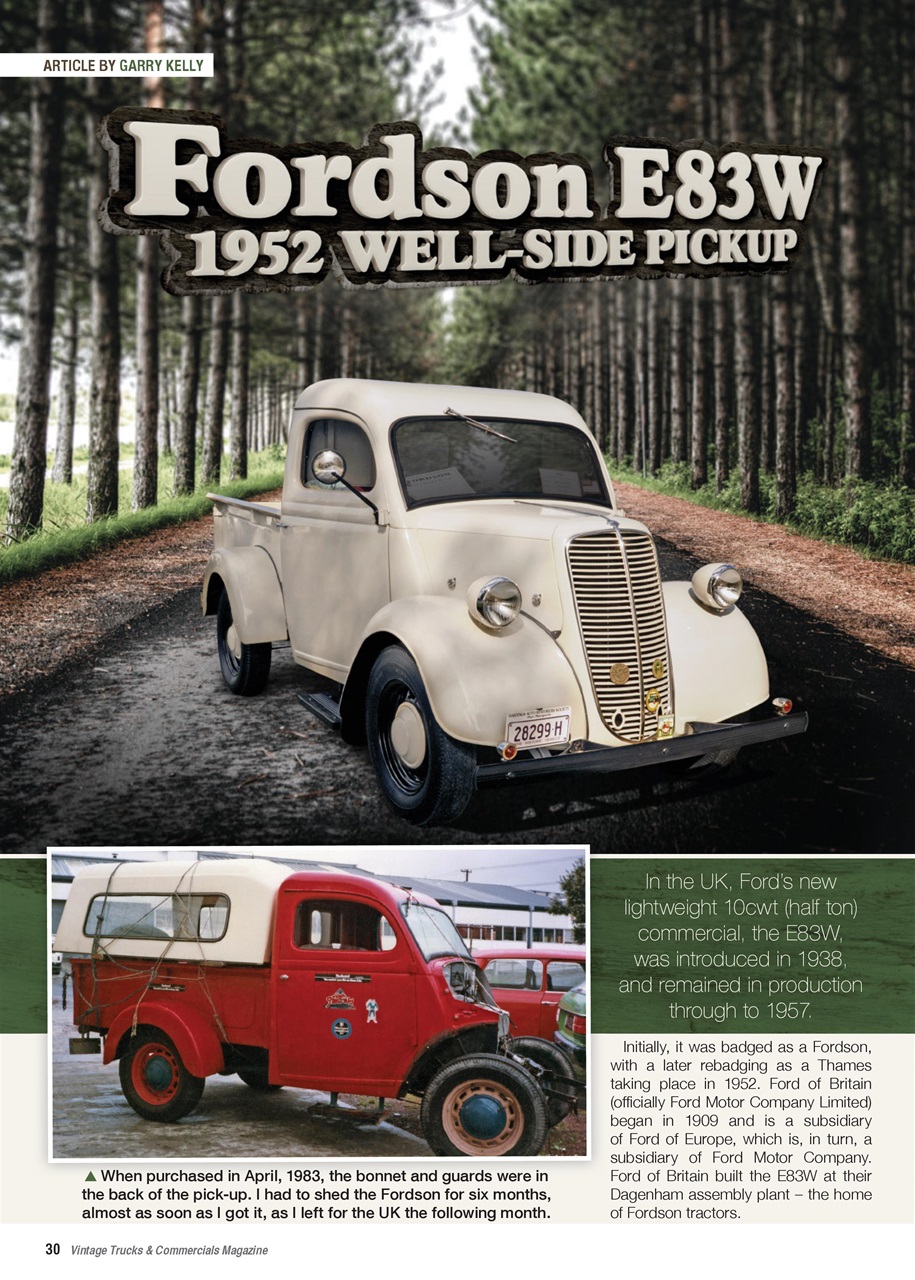 Vintage Trucks & Commercials Preview Pages
