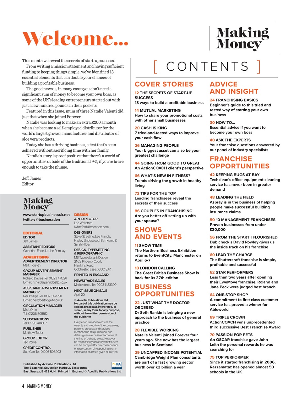 Making Money Preview Pages