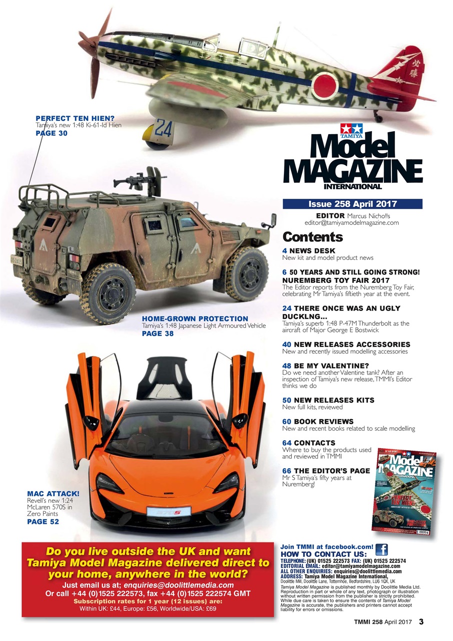 Tamiya Model Magazine Preview Pages