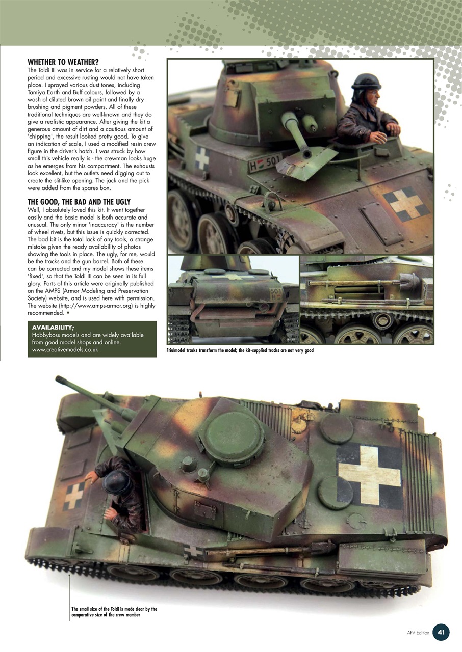 MIM: AFV Edition Preview Pages