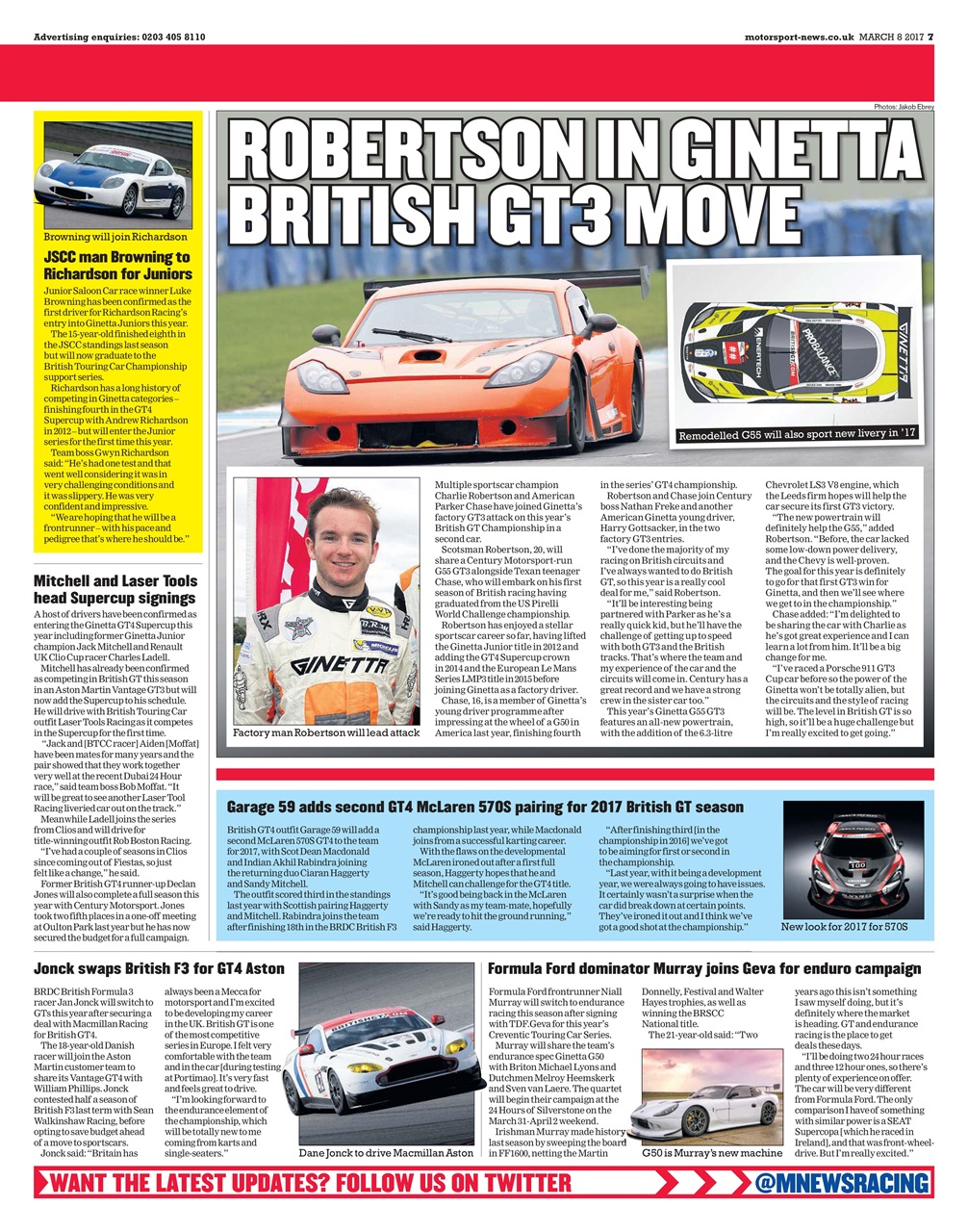 Motorsport News Preview Pages