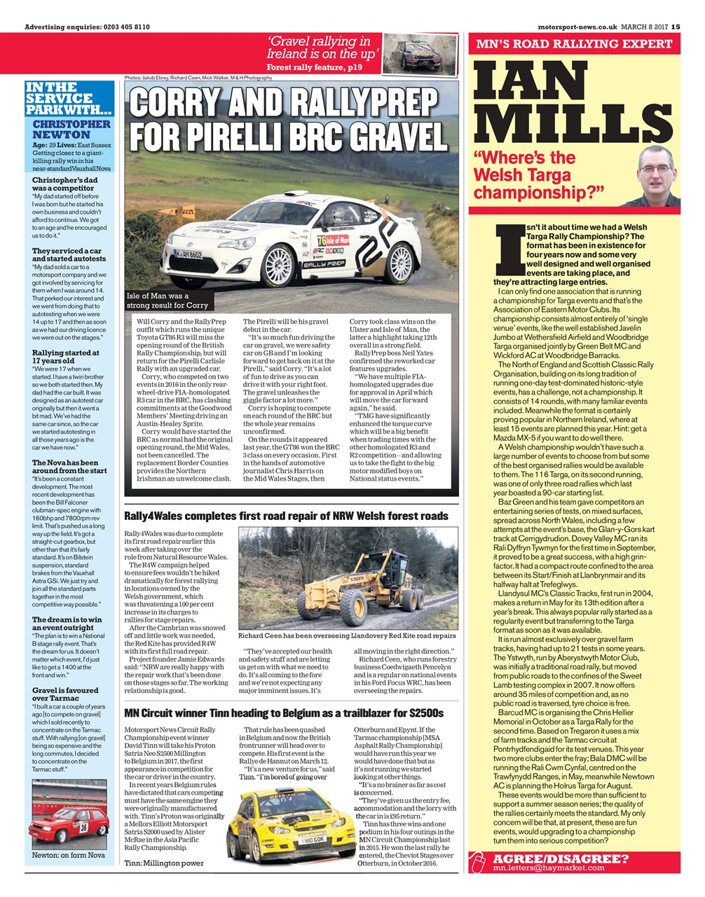 Motorsport News Preview Pages