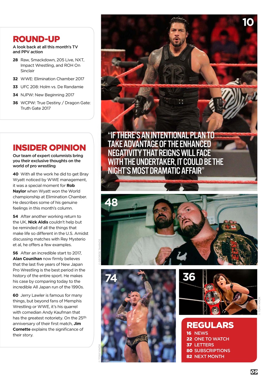 Wrestletalk Magazine Preview Pages