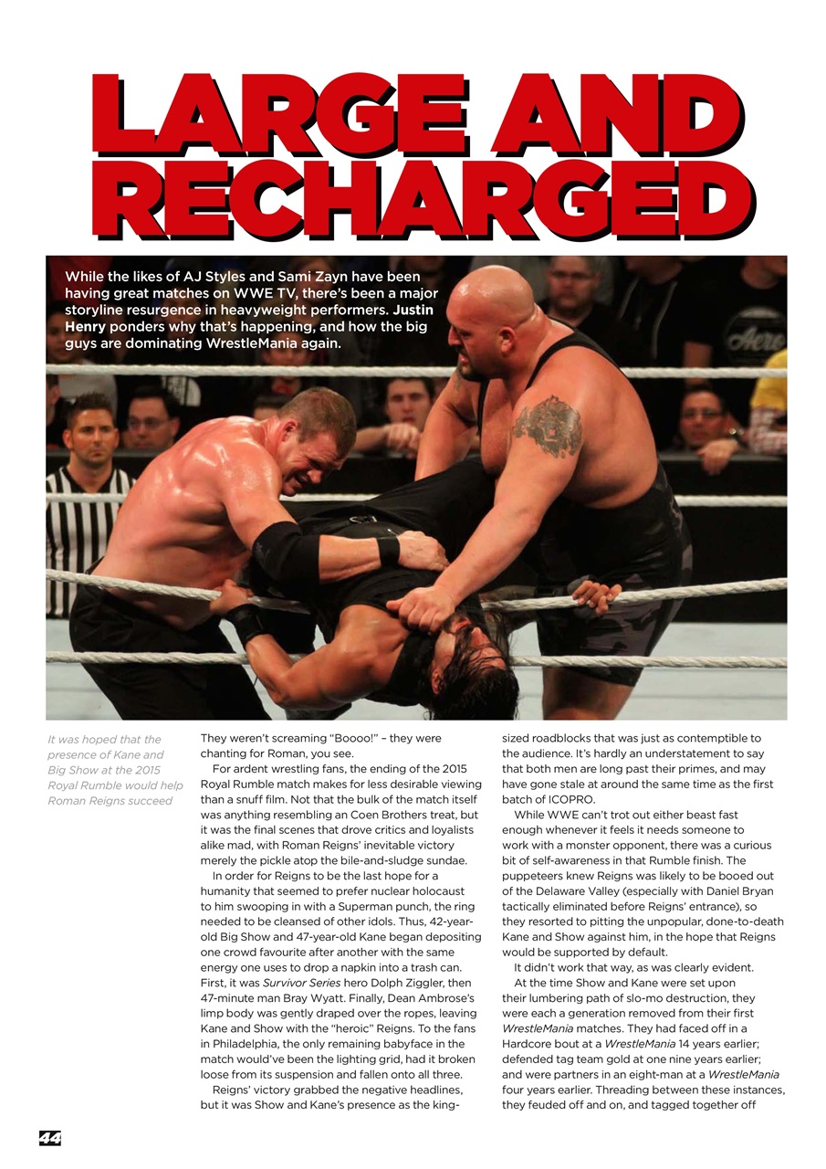Wrestletalk Magazine Preview Pages