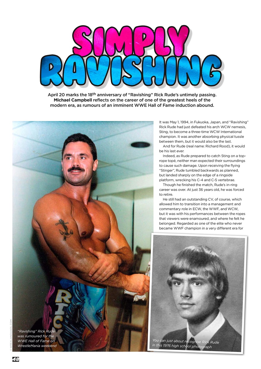 Wrestletalk Magazine Preview Pages