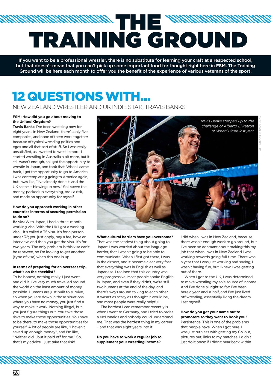 Wrestletalk Magazine Preview Pages