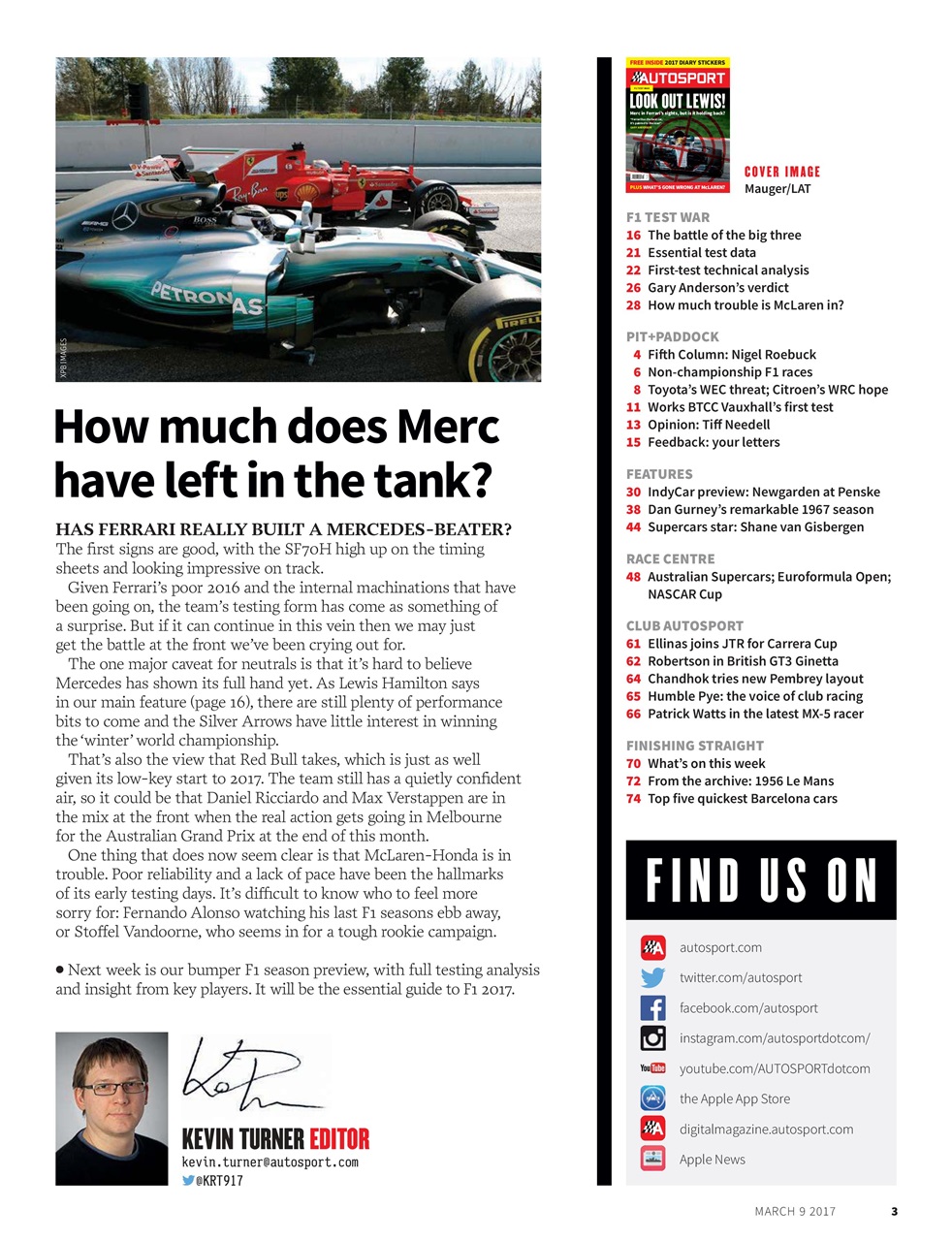 Autosport Preview Pages