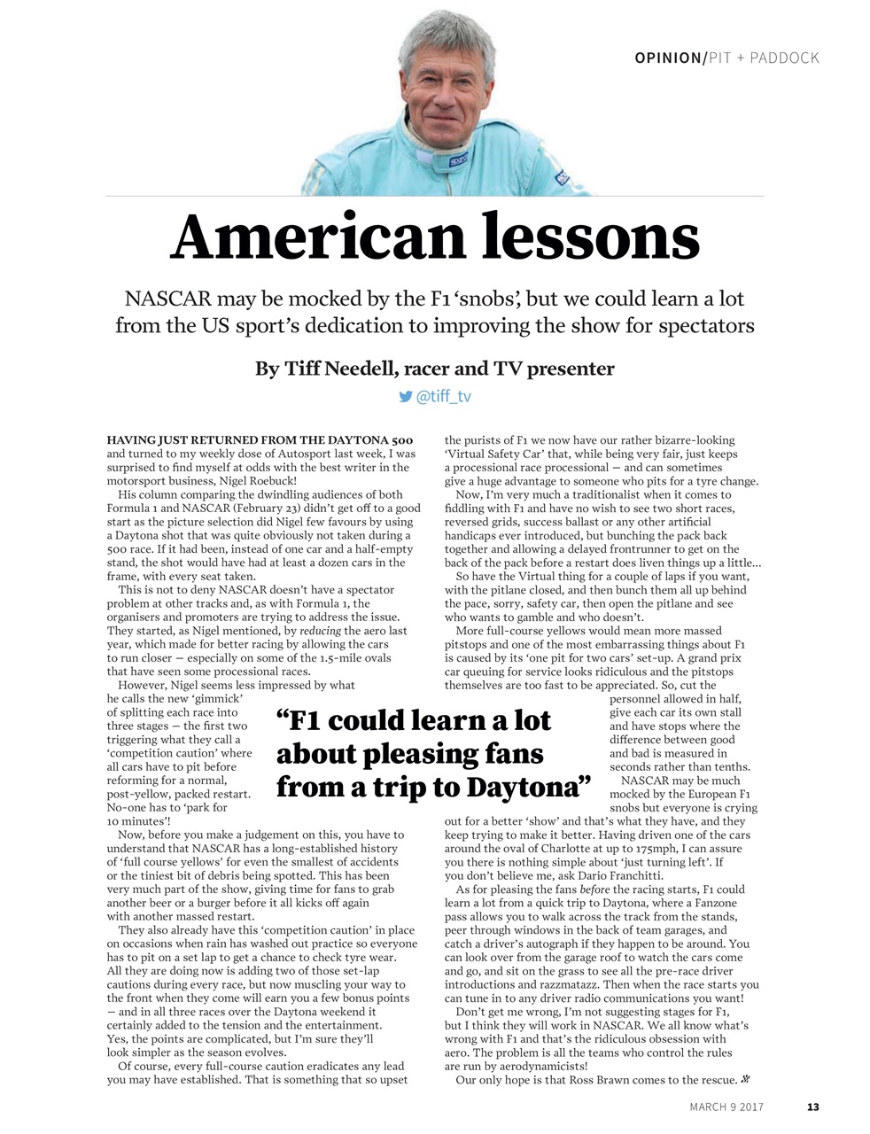 Autosport Preview Pages