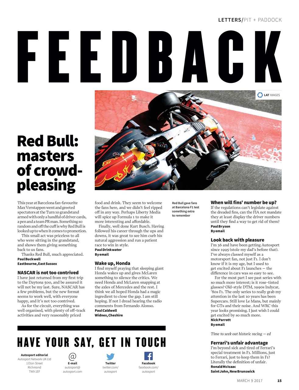 Autosport Preview Pages