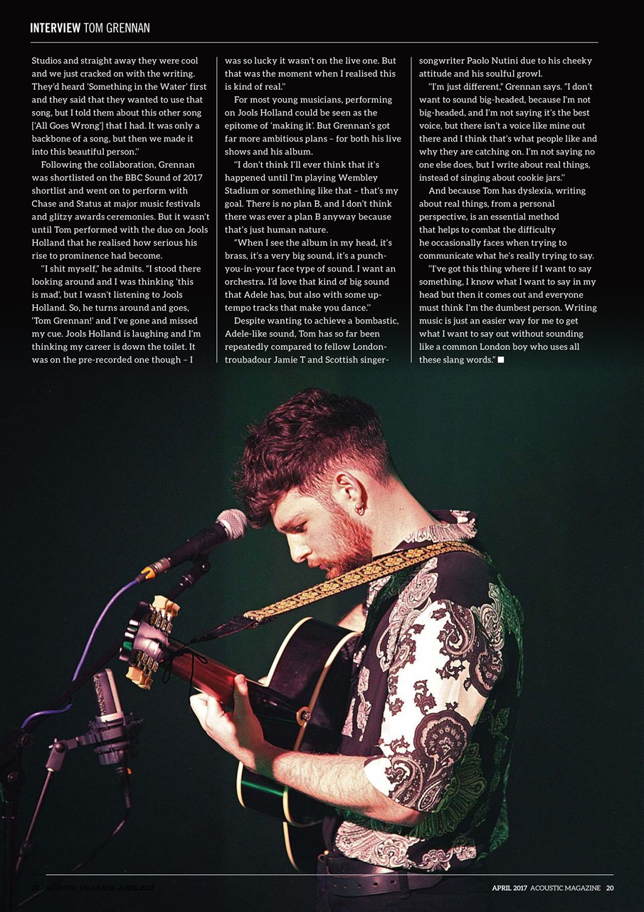Acoustic Preview Pages