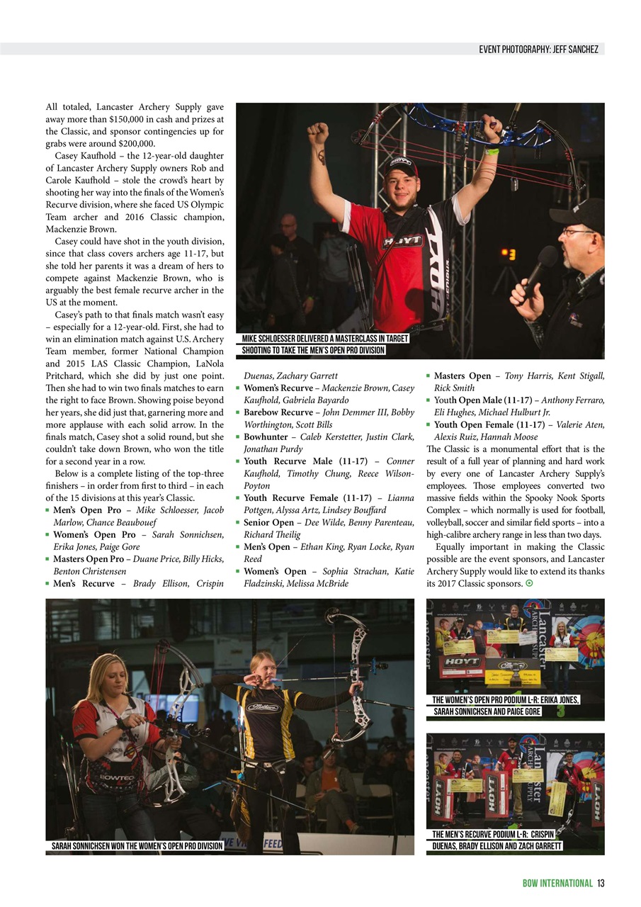 Bow International Preview Pages
