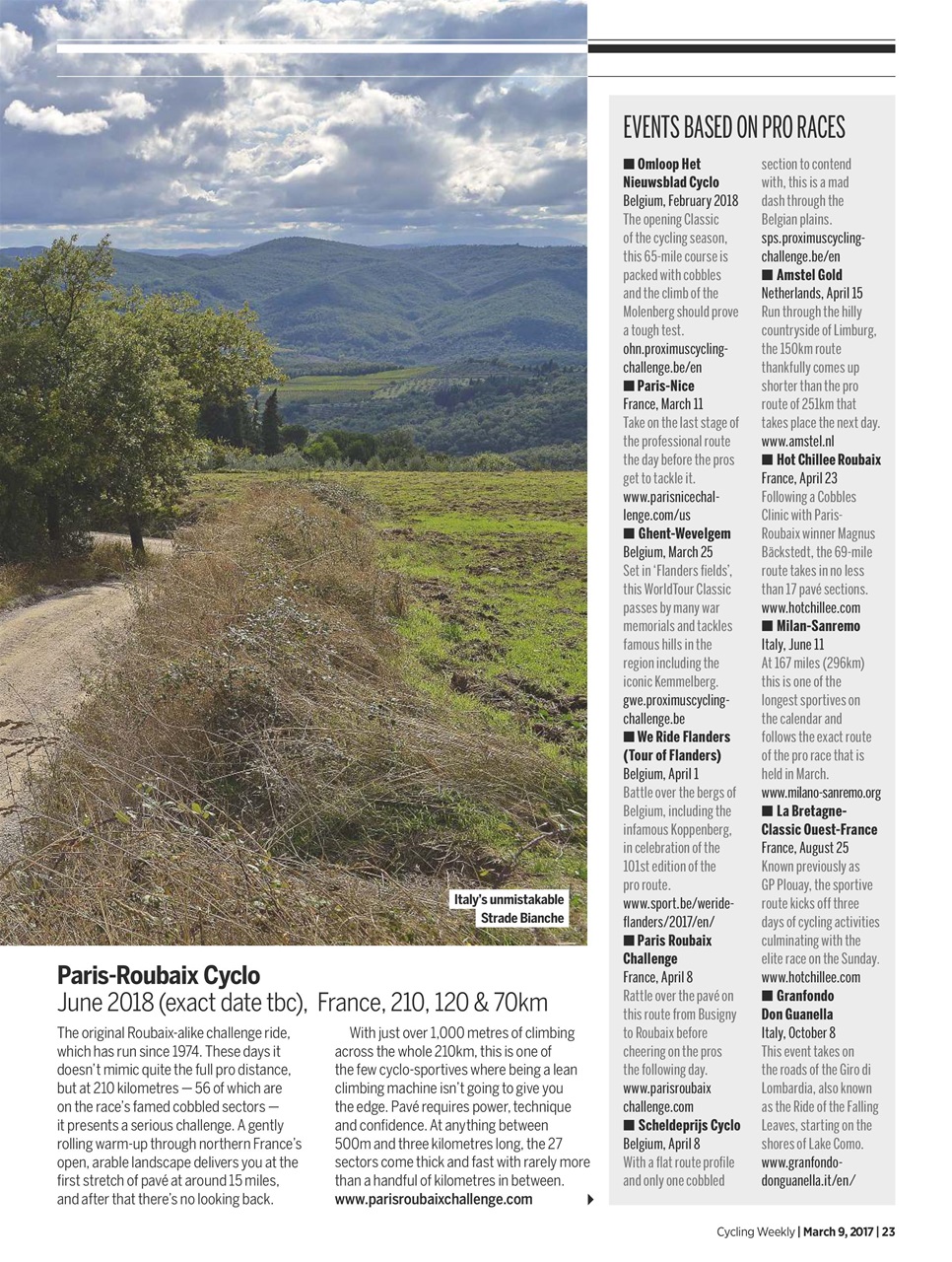 Cycling Weekly Preview Pages