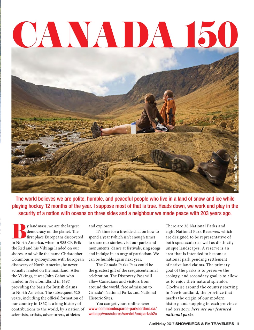 Snowbirds & RV Travelers Preview Pages