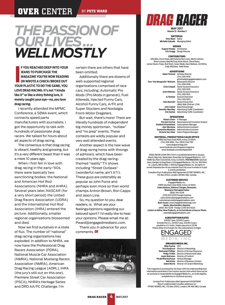 Drag Racer Preview Pages