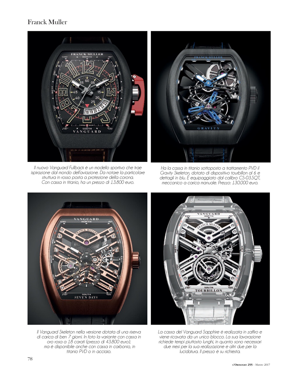 L'Orologio Preview Pages