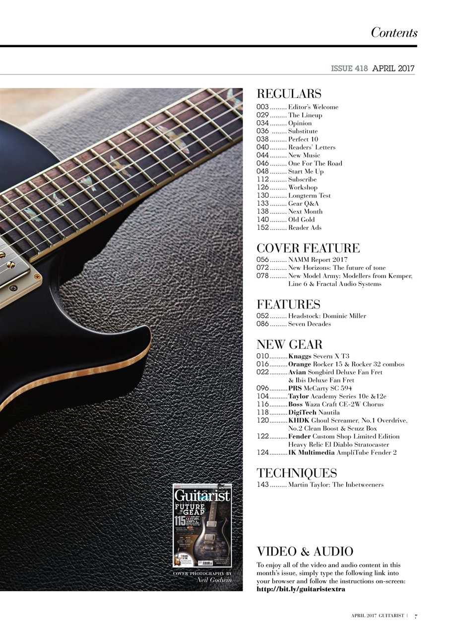 Guitarist Preview Pages