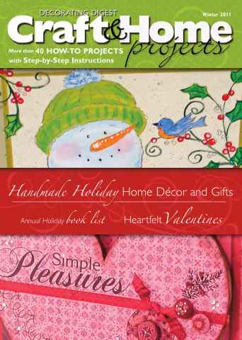 Craft & Home Projects issue Winter 2011