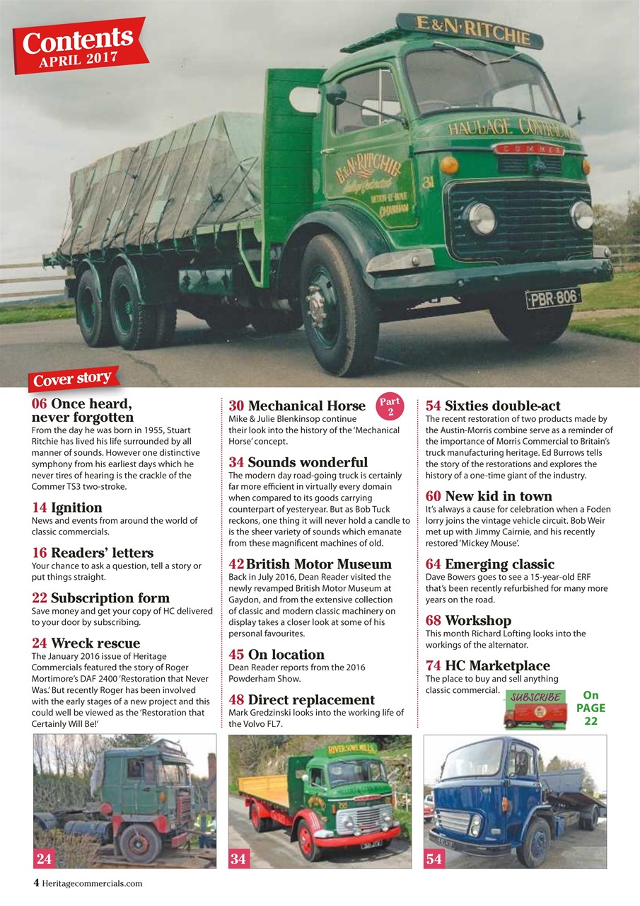 Heritage Commercials Magazine Preview Pages