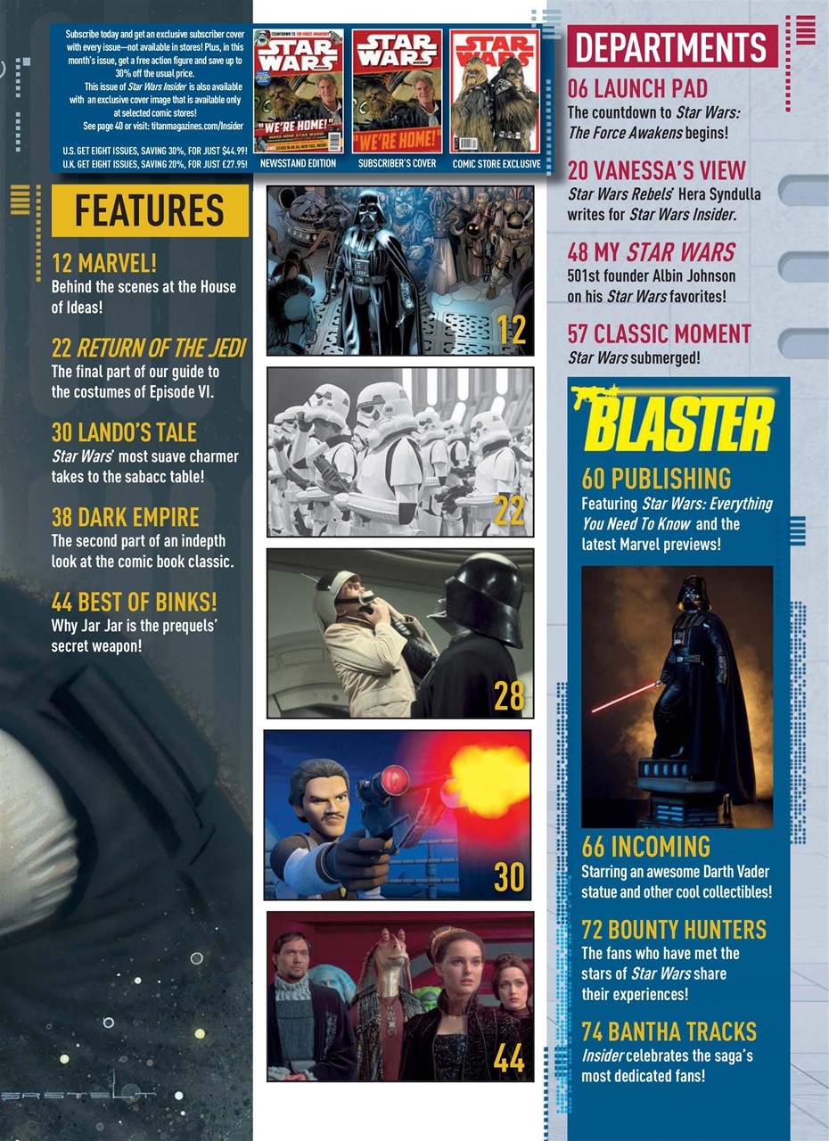 Star Wars Insider Preview Pages