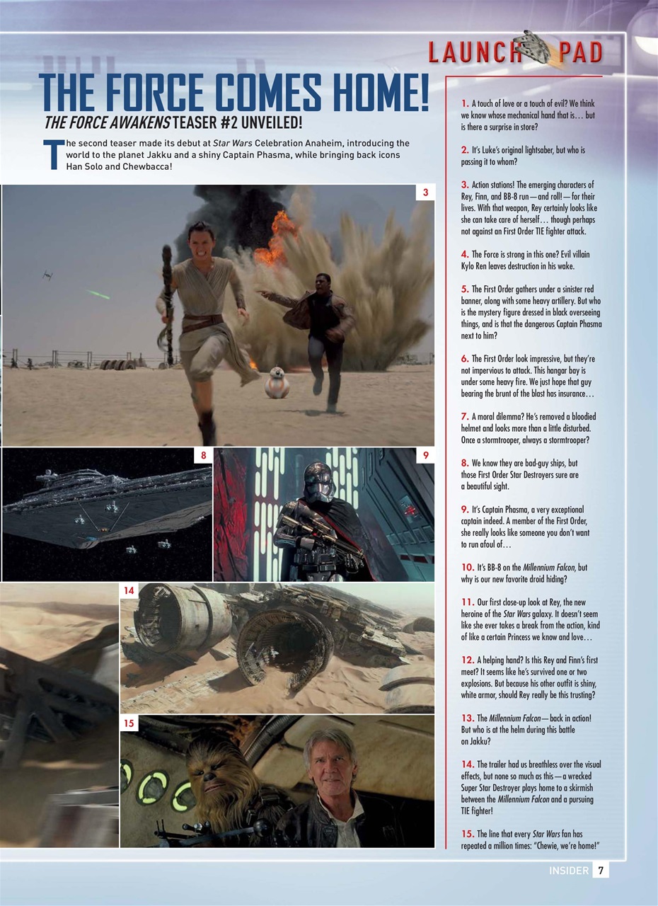 Star Wars Insider Preview Pages
