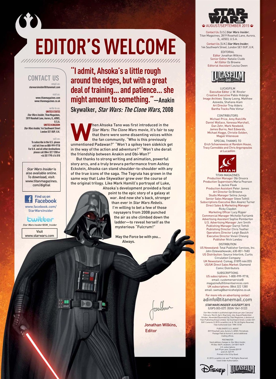 Star Wars Insider Preview Pages