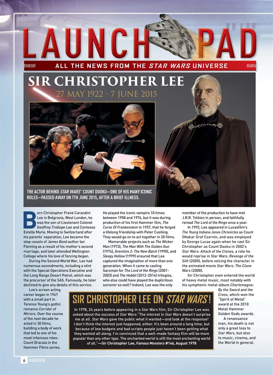 Star Wars Insider Preview Pages