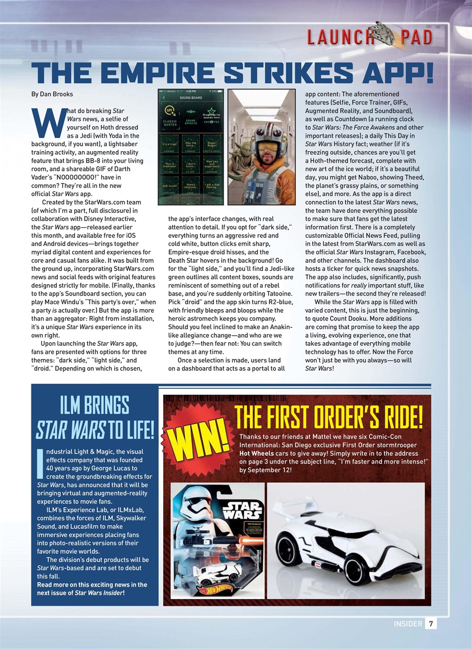 Star Wars Insider Preview Pages