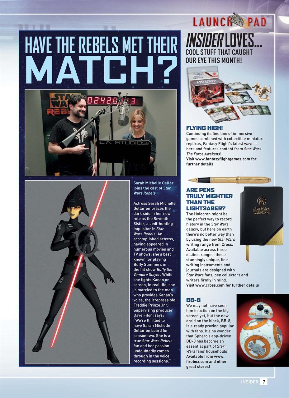 Star Wars Insider Preview Pages