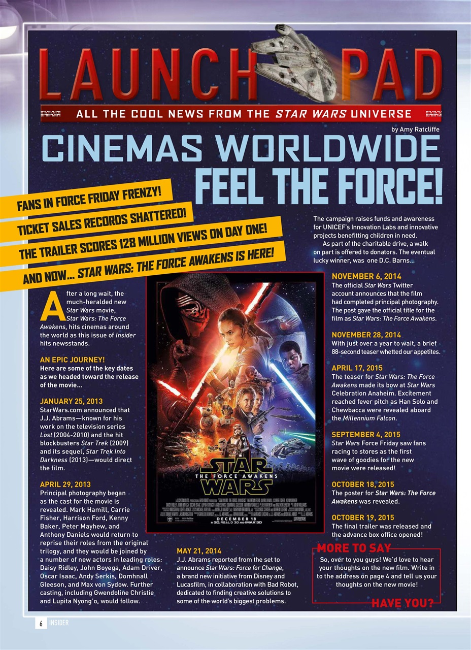 Star Wars Insider Preview Pages