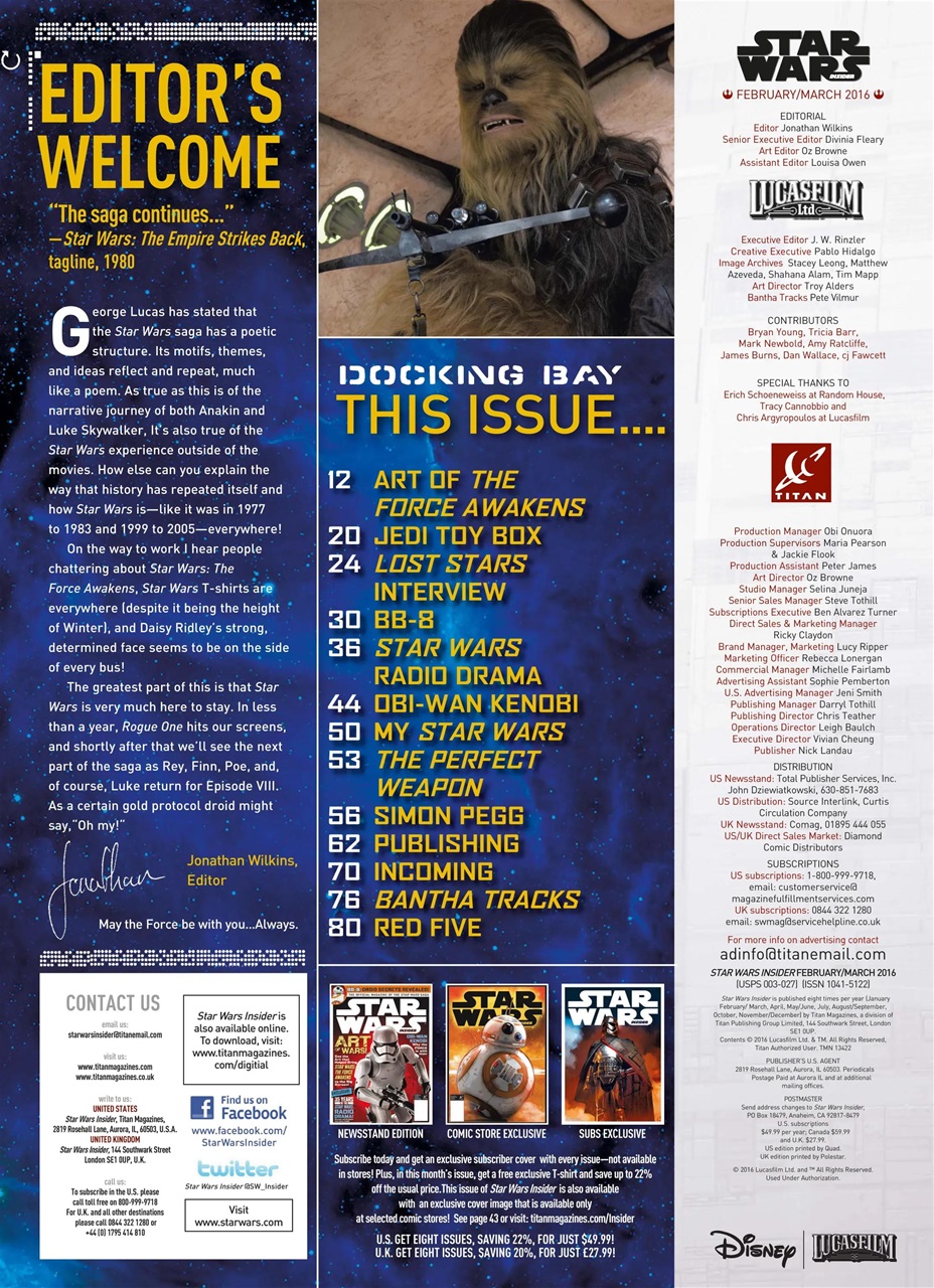 Star Wars Insider Preview Pages