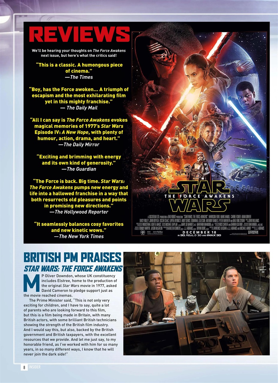 Star Wars Insider Preview Pages