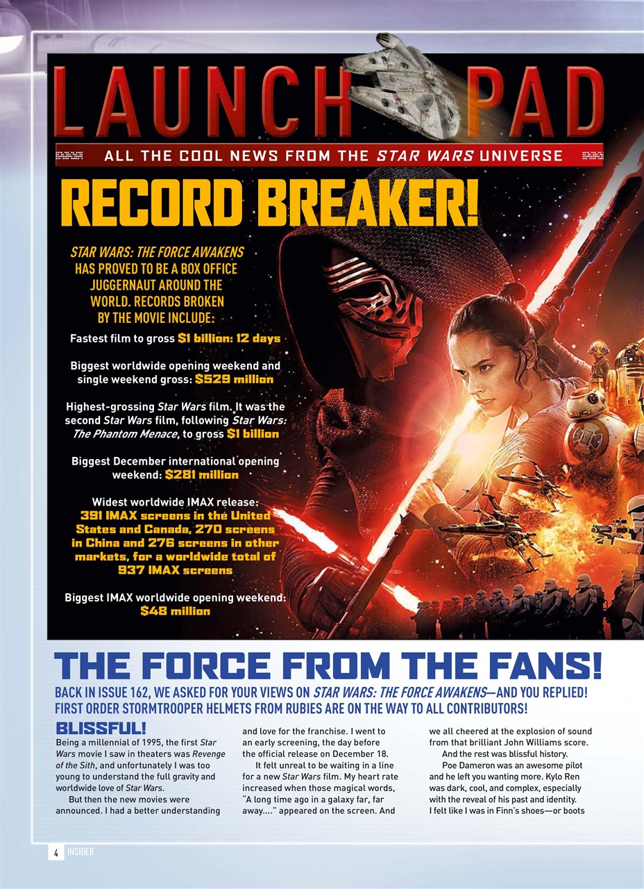 Star Wars Insider Preview Pages