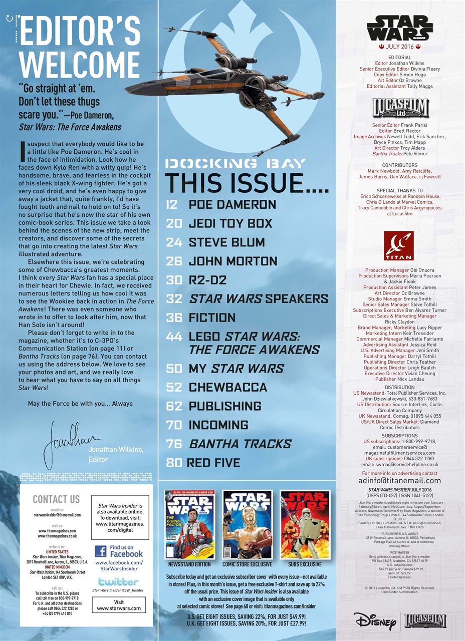 Star Wars Insider Preview Pages