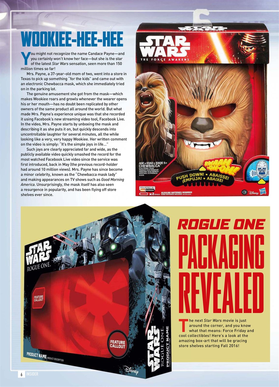Star Wars Insider Preview Pages