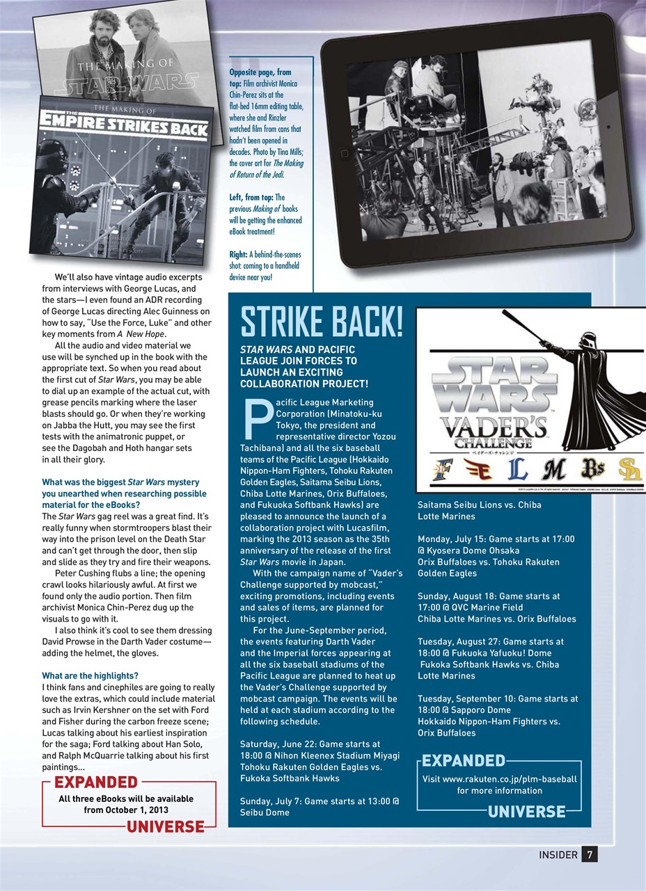 Star Wars Insider Preview Pages