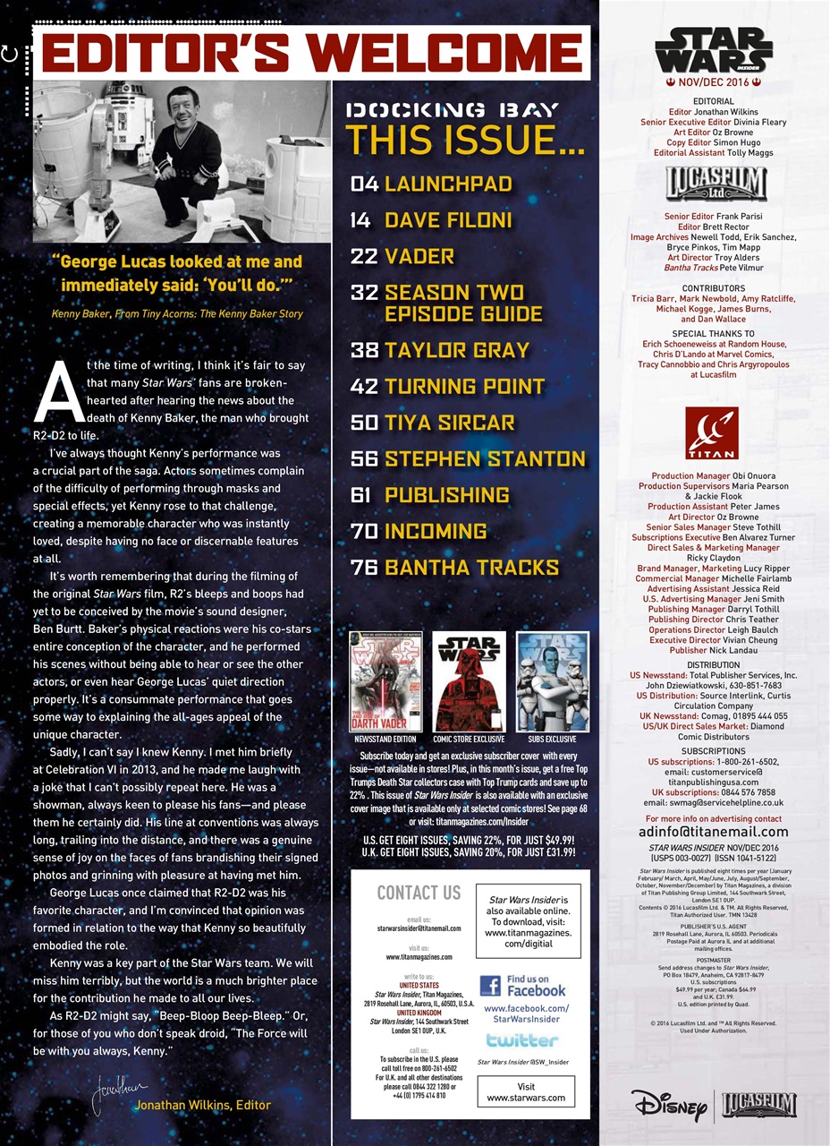 Star Wars Insider Preview Pages
