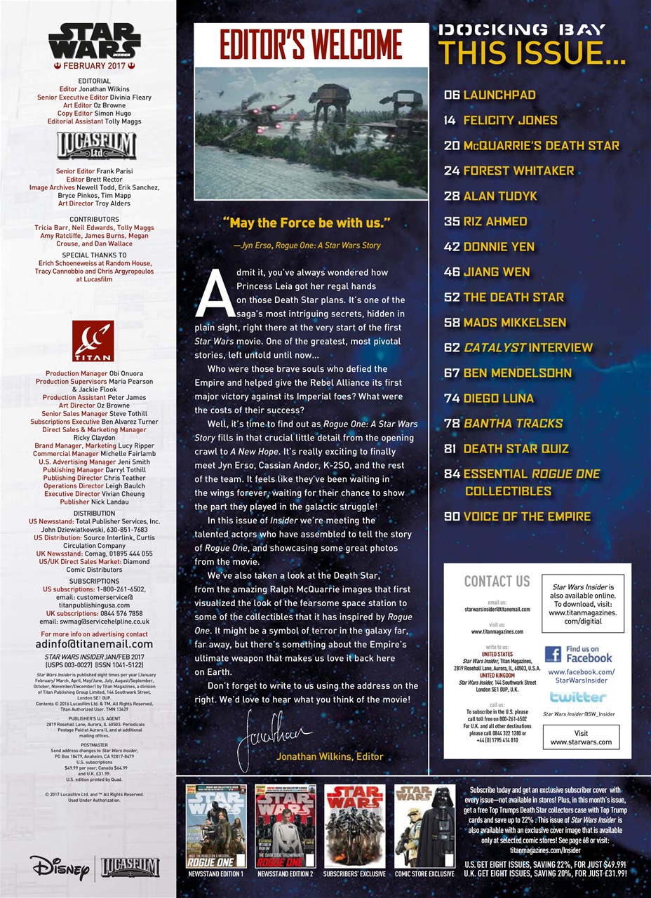 Star Wars Insider Preview Pages