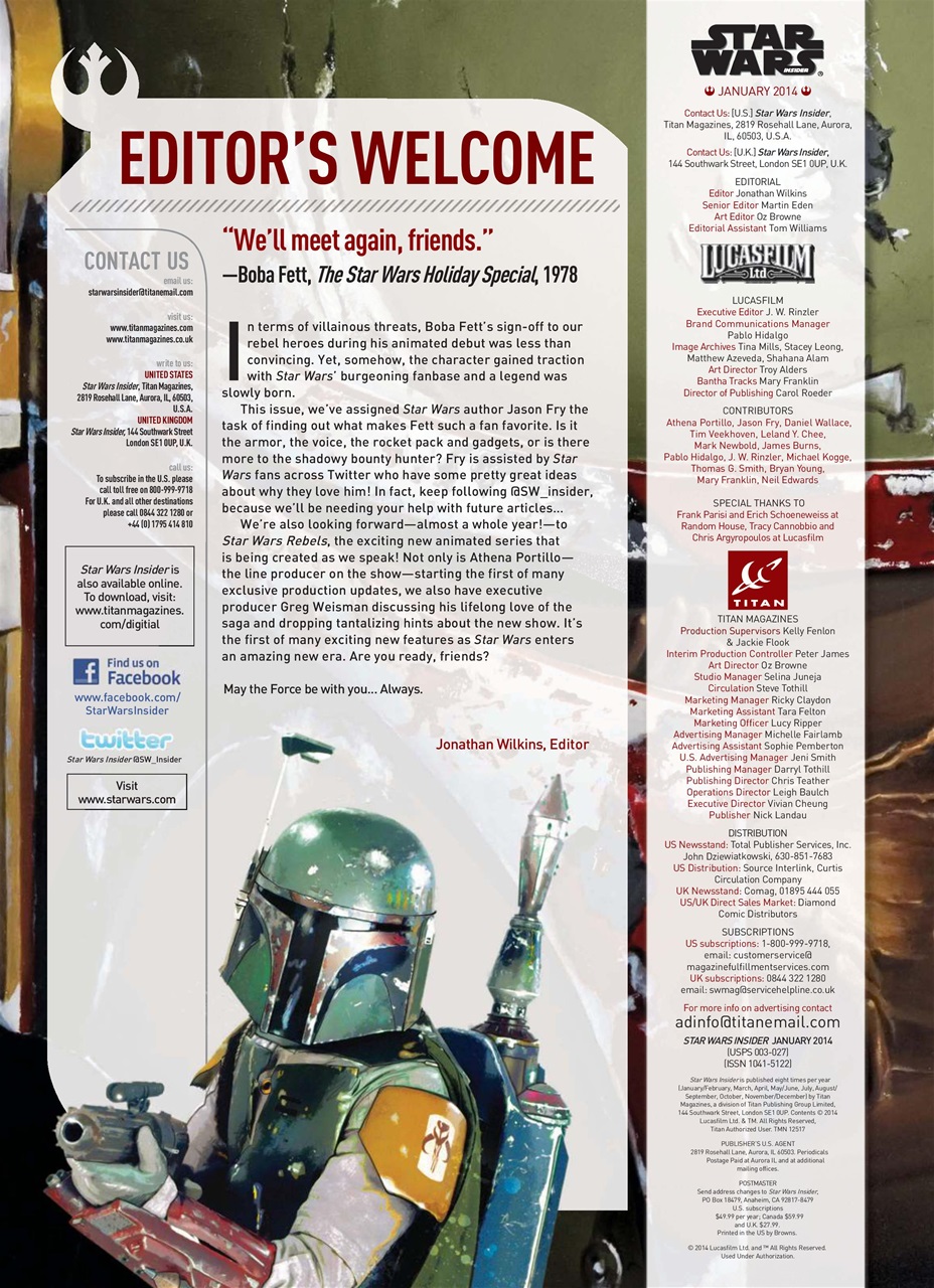 Star Wars Insider Preview Pages