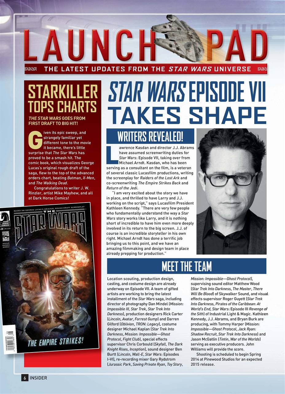 Star Wars Insider Preview Pages