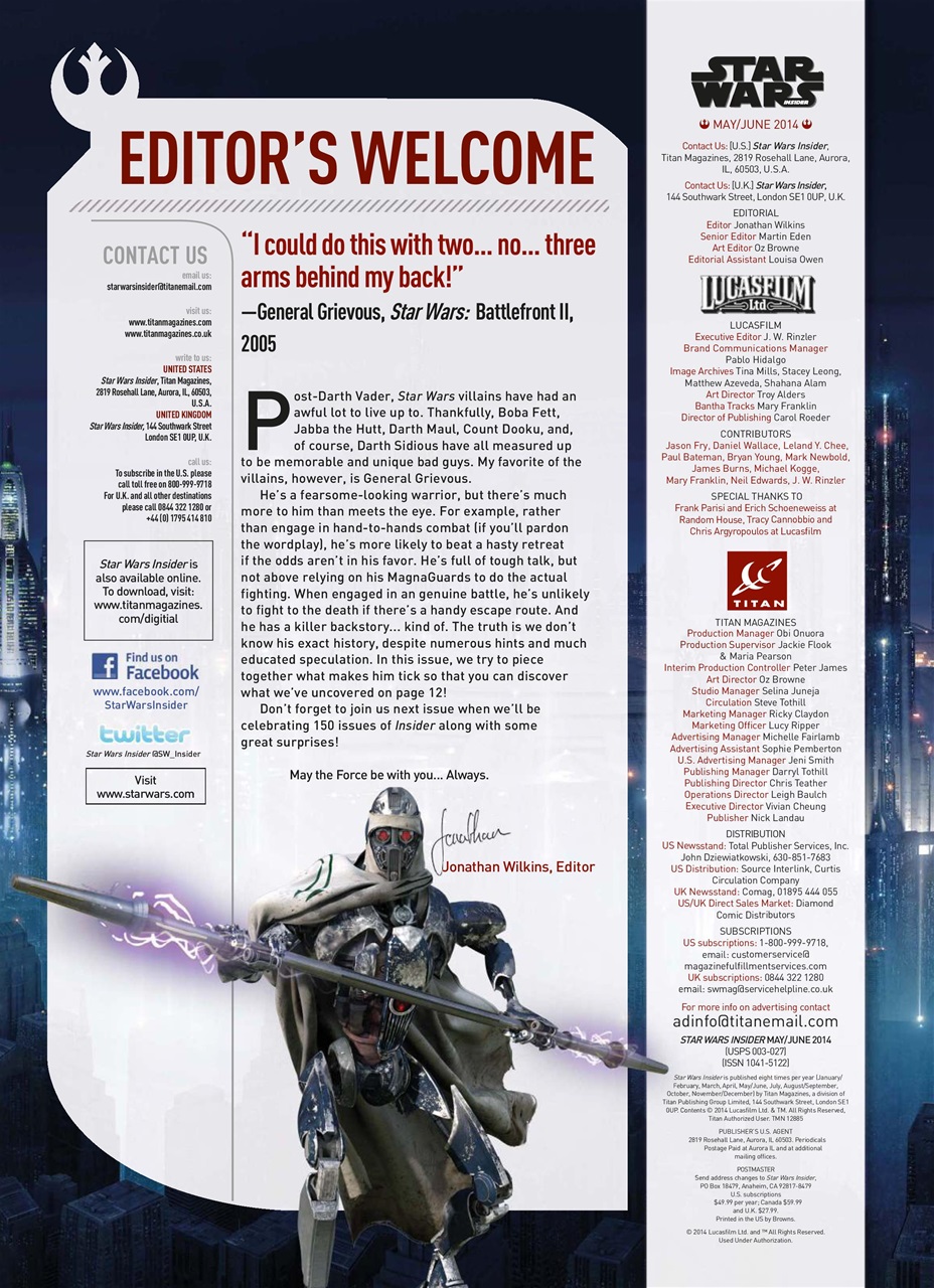 Star Wars Insider Preview Pages