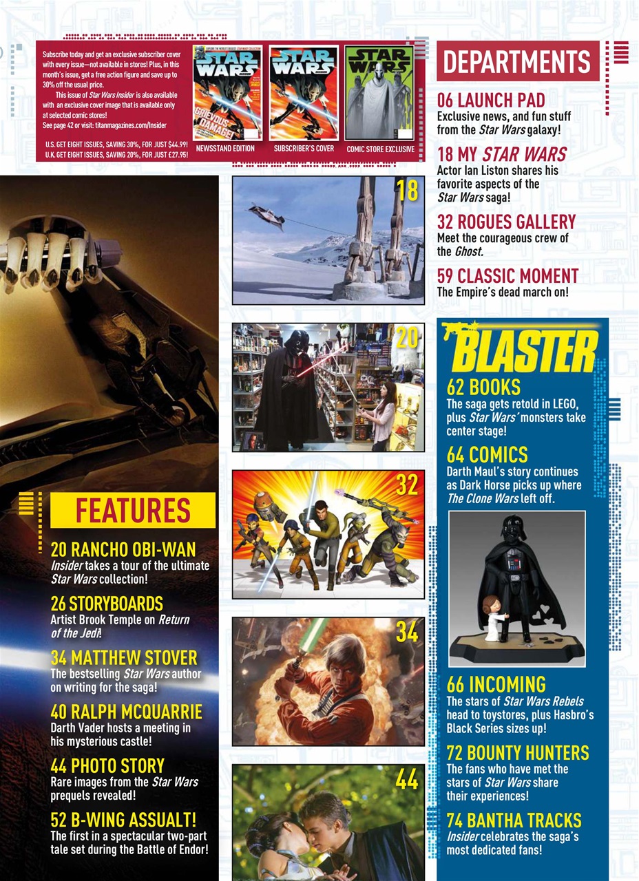 Star Wars Insider Preview Pages