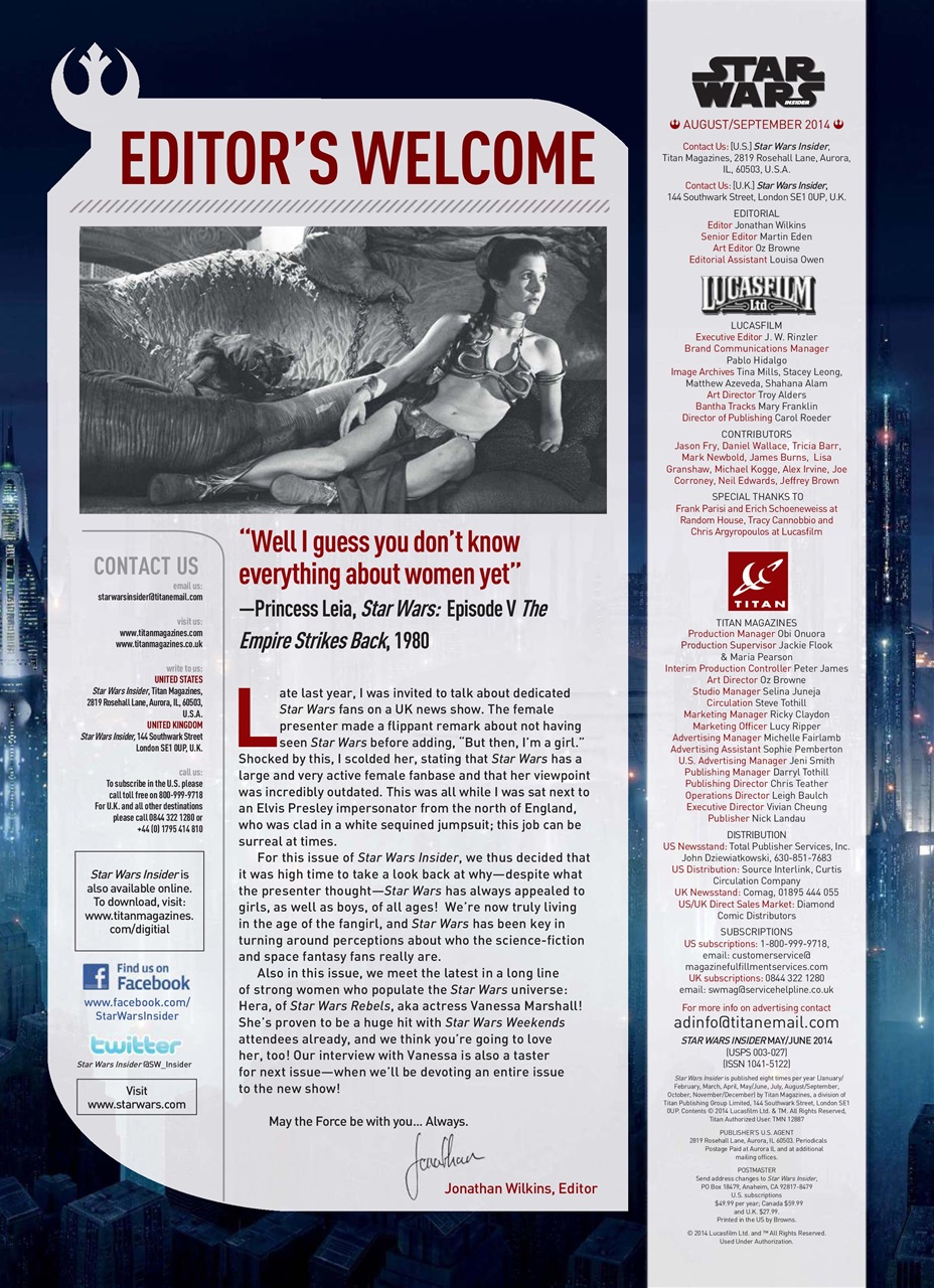 Star Wars Insider Preview Pages