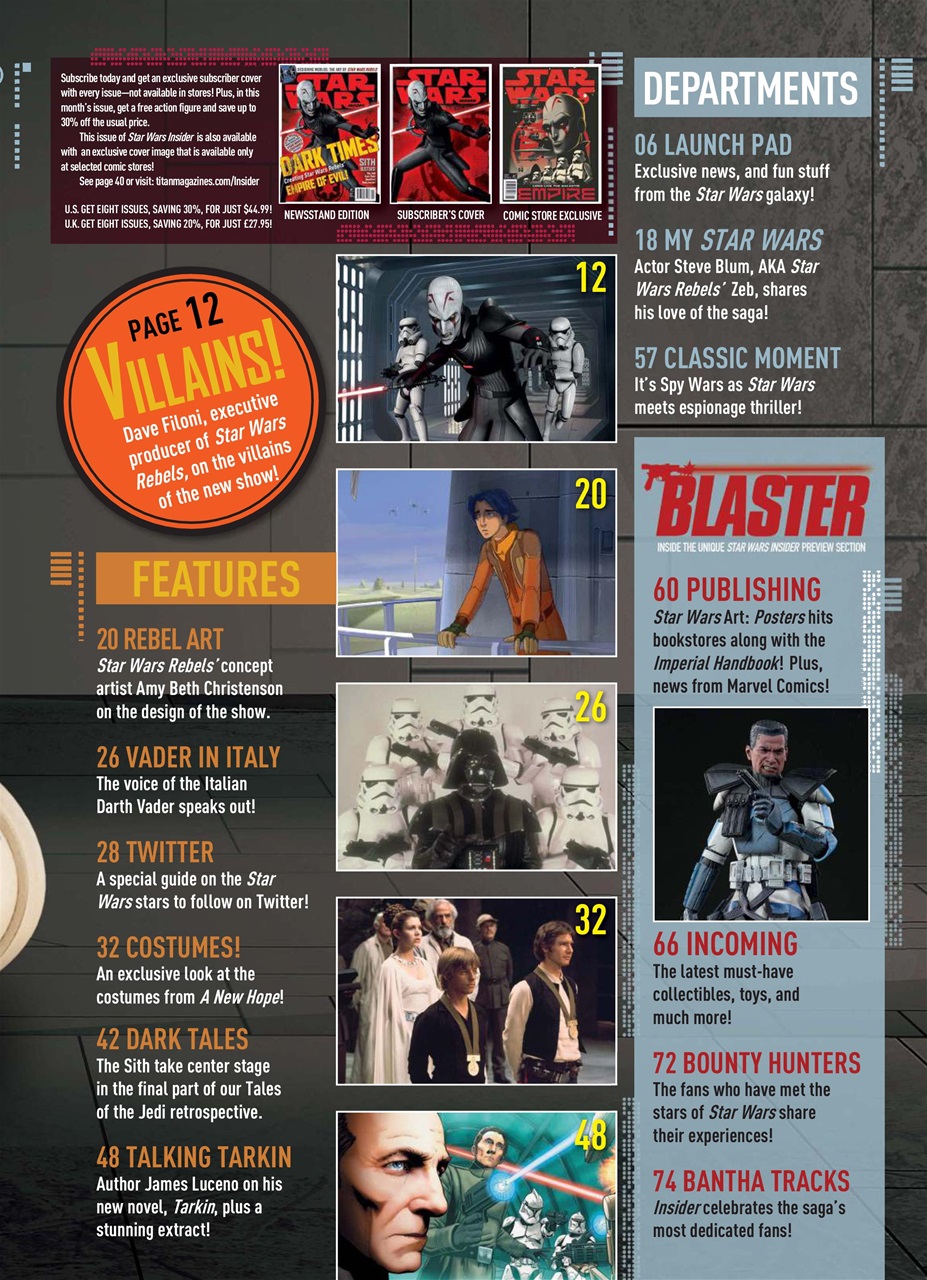 Star Wars Insider Preview Pages