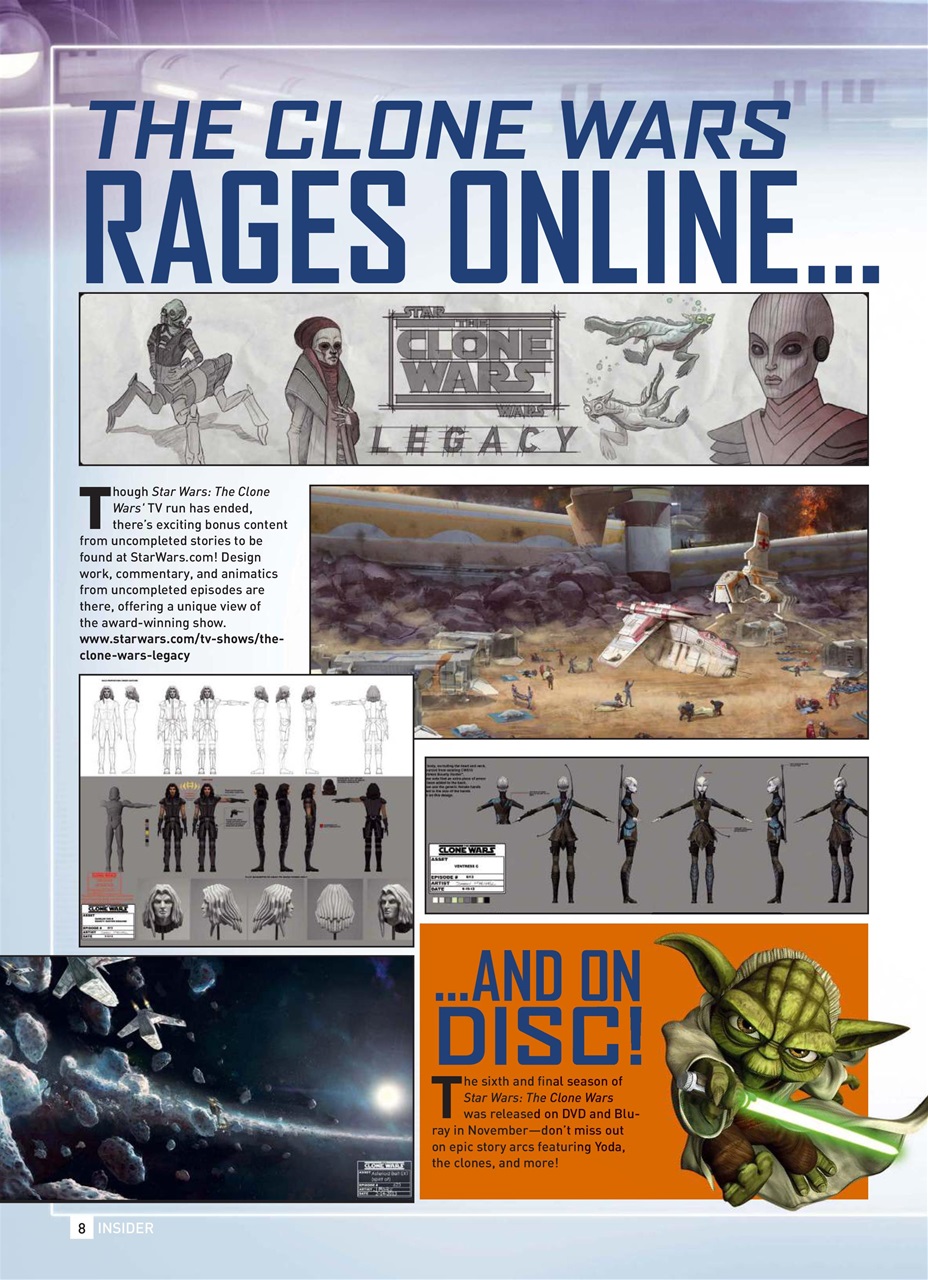 Star Wars Insider Preview Pages