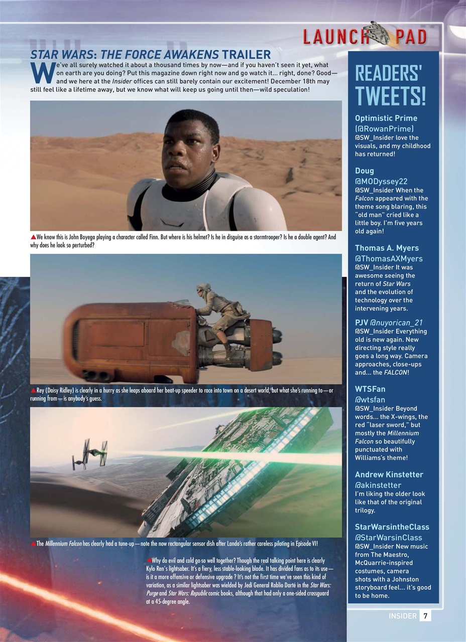 Star Wars Insider Preview Pages