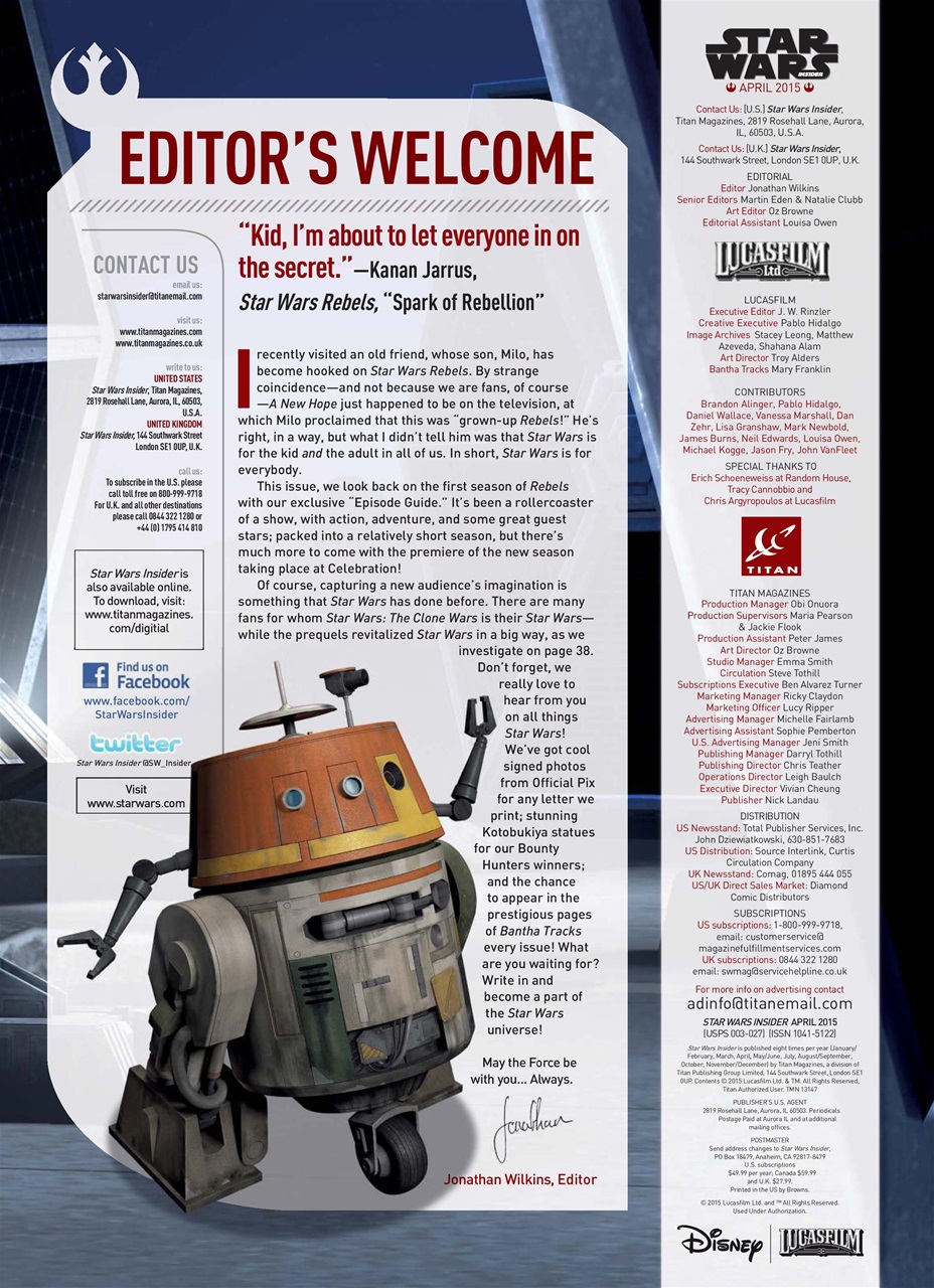 Star Wars Insider Preview Pages