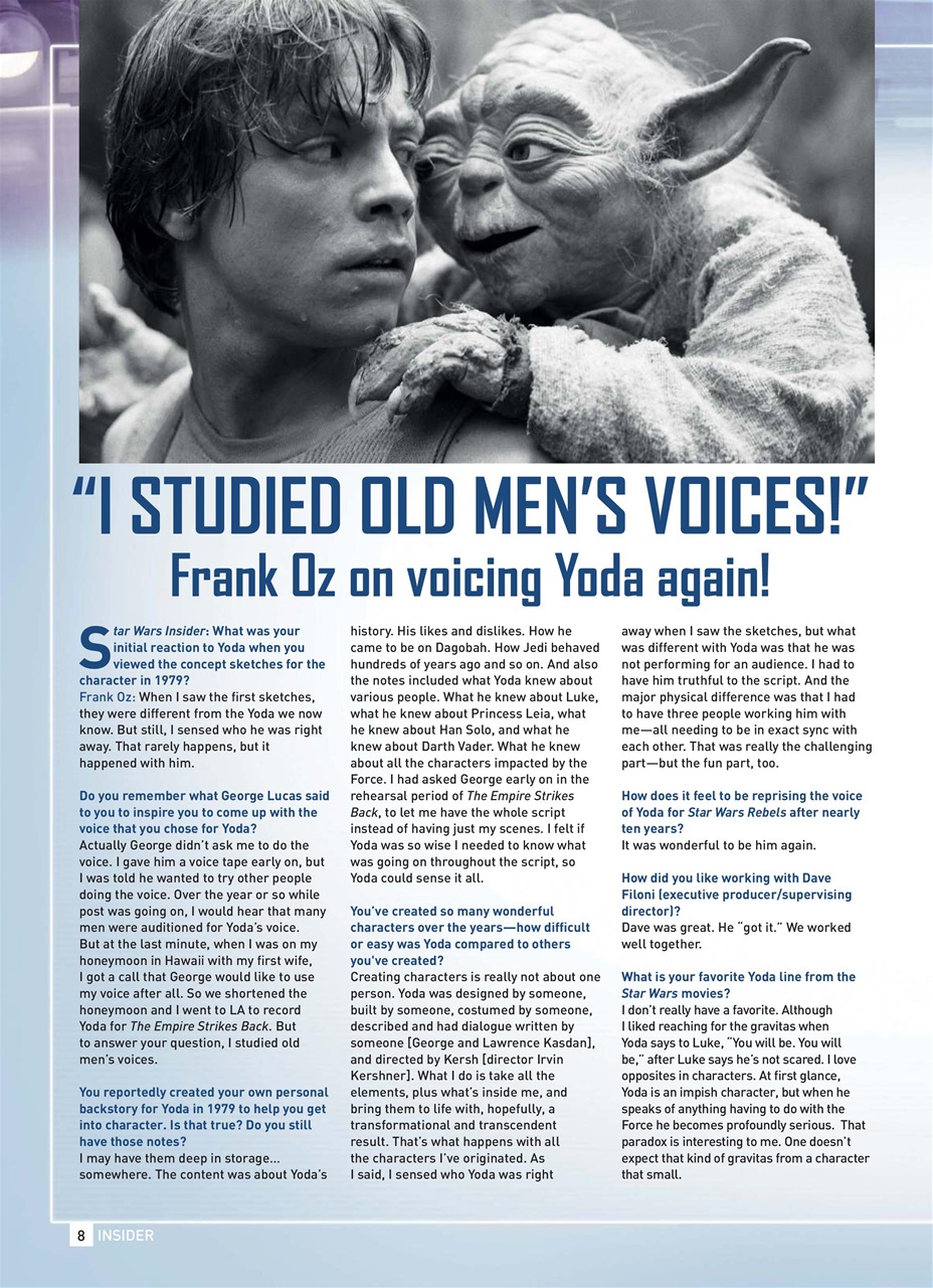 Star Wars Insider Preview Pages