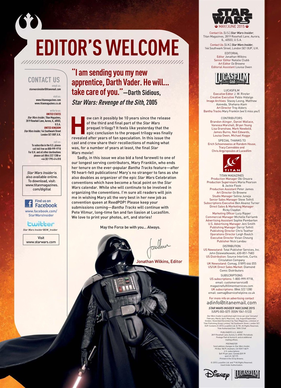 Star Wars Insider Preview Pages