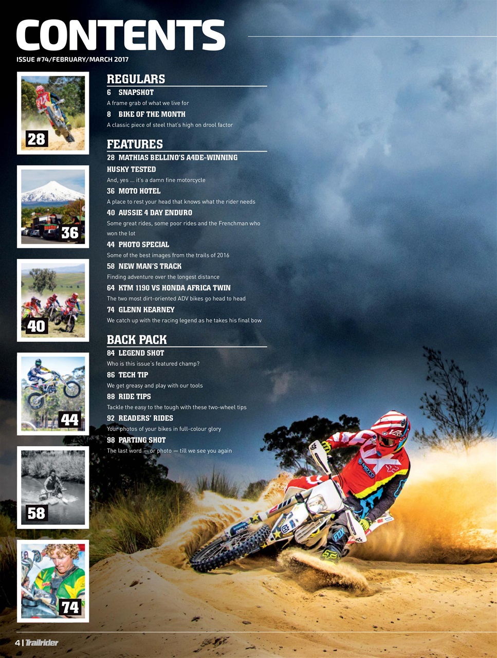 Trailrider Preview Pages